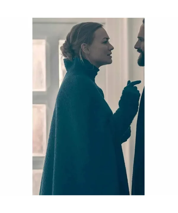 The Handmaid’s Tale Yvonne Strahovski Blue Cape