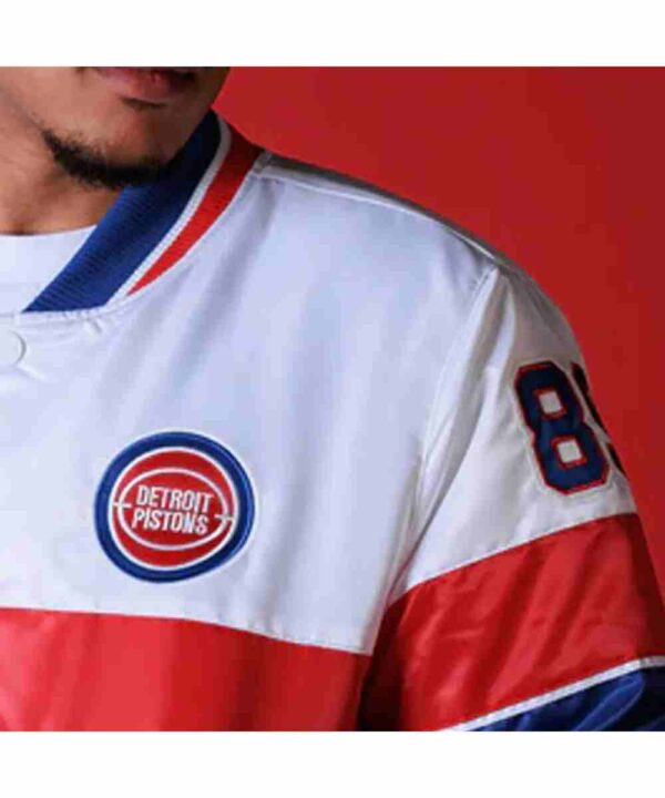 35th Anniversary Detroit Pistons White Jacket