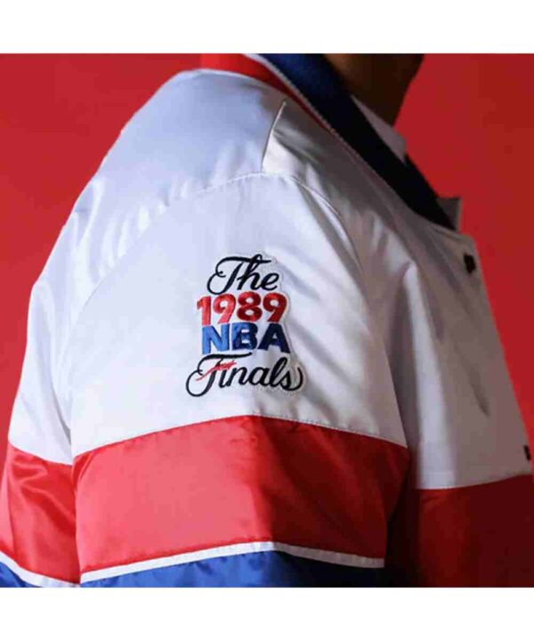 35th Anniversary Detroit Pistons White Jacket