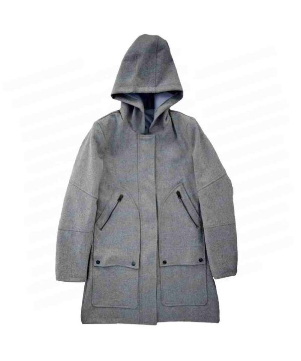 Ana De Armas Knives Out Wool Coat