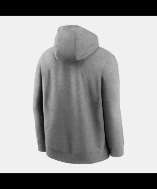 Detroit Lions Heather Charcoal Club Hoodie