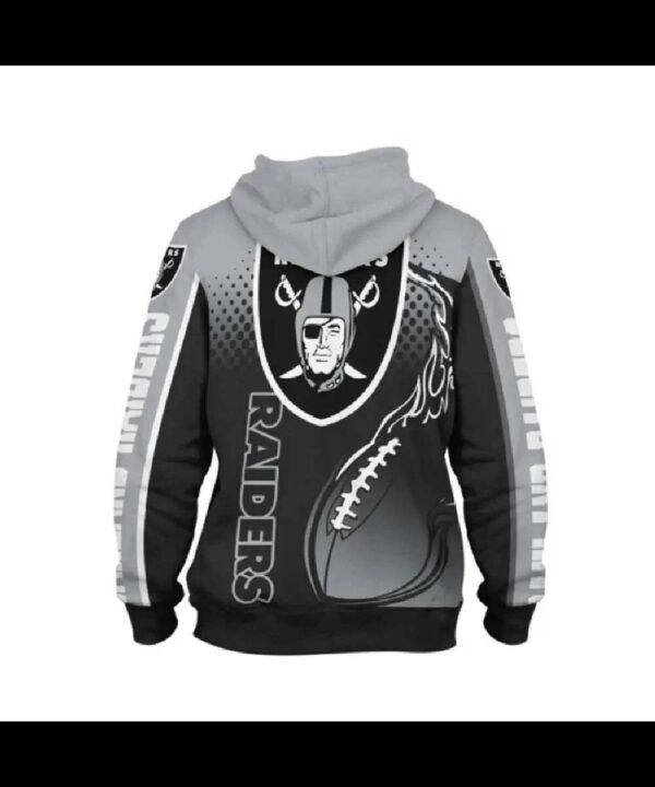 Las Vegas Raiders Hoodies Cute Flame Balls Graphic