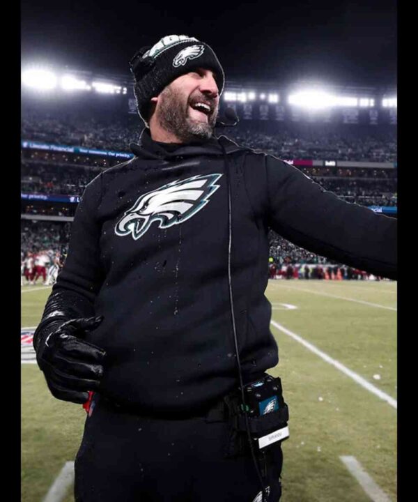 NFC Champions Nick Sirianni Black Eagles Hoodie