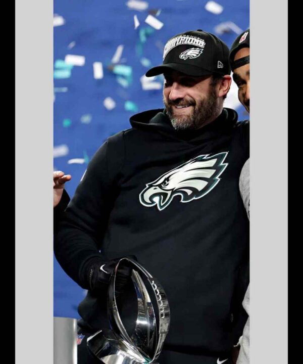 NFC Champions Nick Sirianni Black Eagles Hoodie