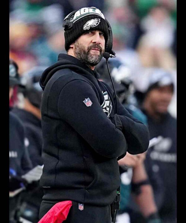 NFC Champions Nick Sirianni Black Eagles Hoodie