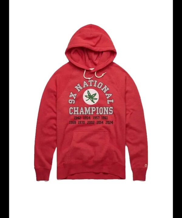 Ohio State 9X National Champions Hoodie
