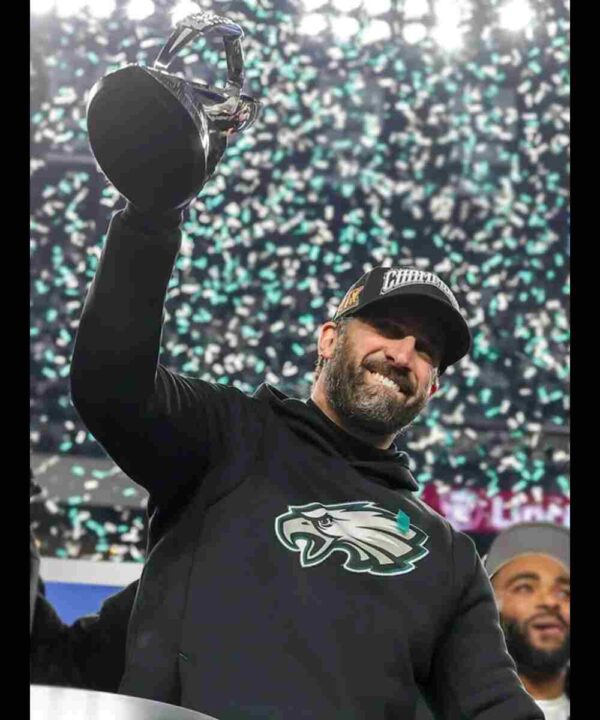 NFC Champions Nick Sirianni Black Eagles Hoodie