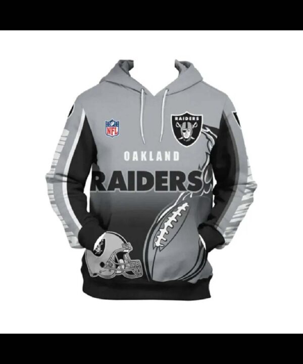 Las Vegas Raiders Hoodies Cute Flame Balls Graphic