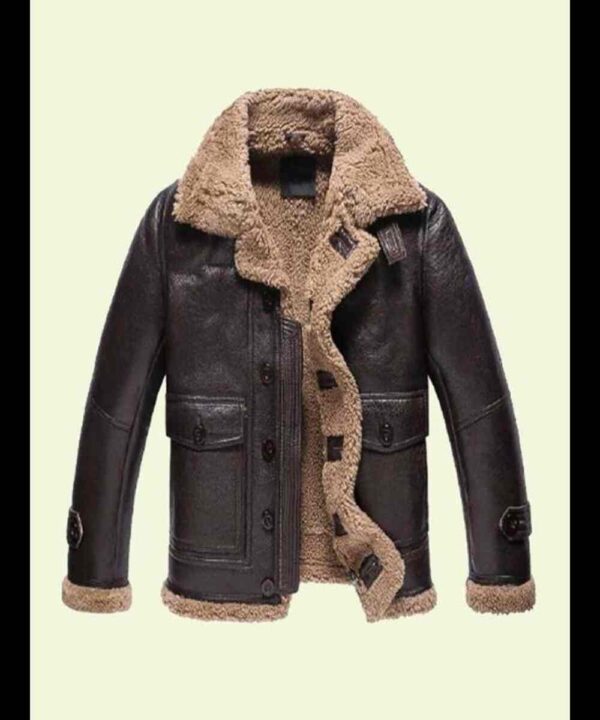 Shearling Brown Leather Jacket