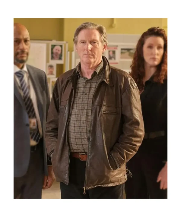 Ridley Adrian Dunbar Brown Leather Jacket