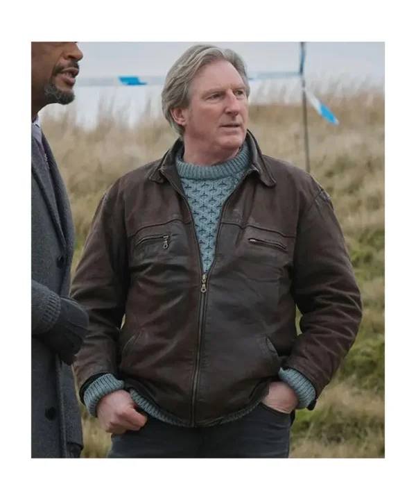 Ridley Adrian Dunbar Brown Leather Jacket