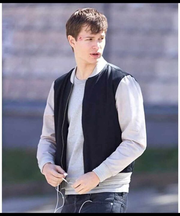 Ansel Elgort Baby Driver Bomber Jacket