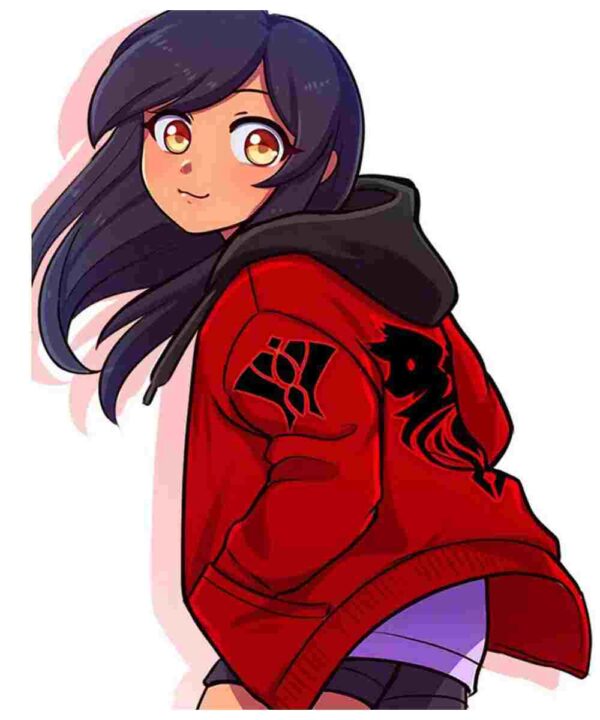 Aaron Lycan Aphmau Fleece Red Hoodie