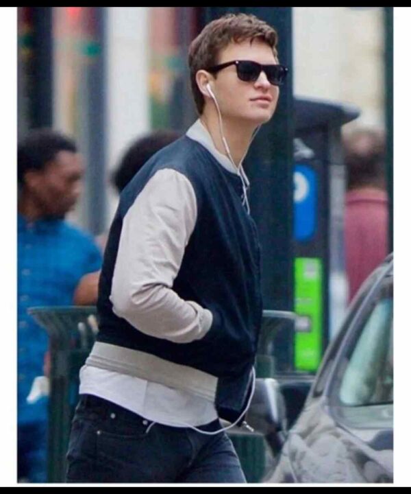 Ansel Elgort Baby Driver Bomber Jacket