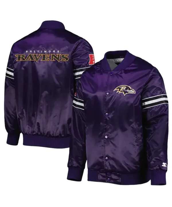 Baltimore Ravens Purple The Pick and Roll Jacket