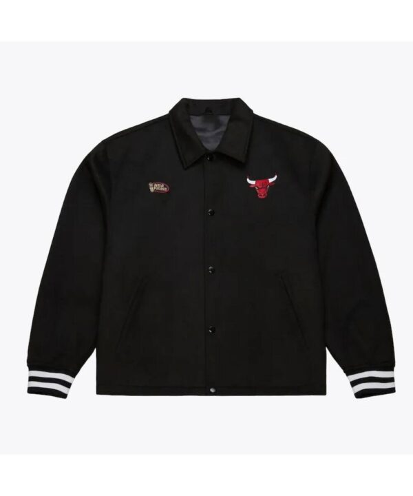 Chicago Bulls Oversweep Black Varsity Wool Jacket