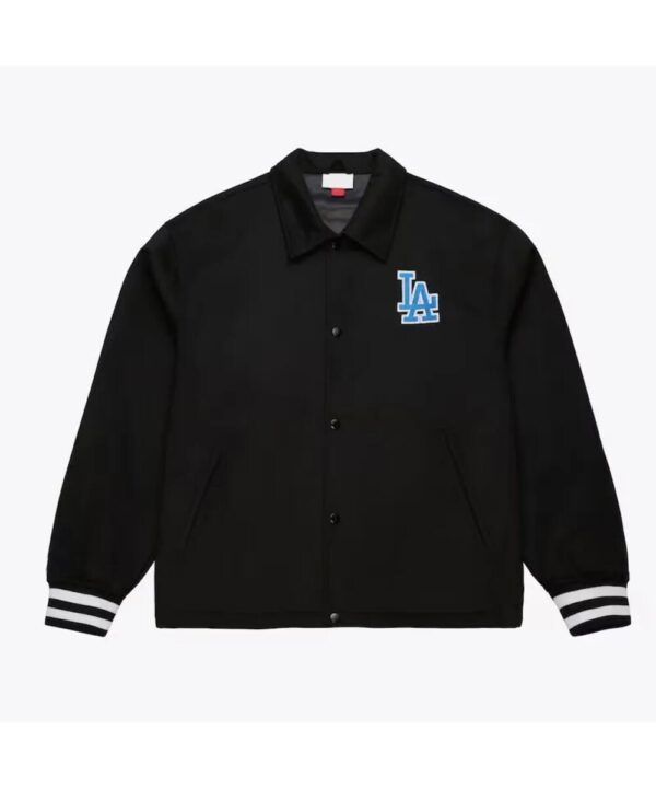 LA Dodgers Oversweep Black Varsity Wool Jacket