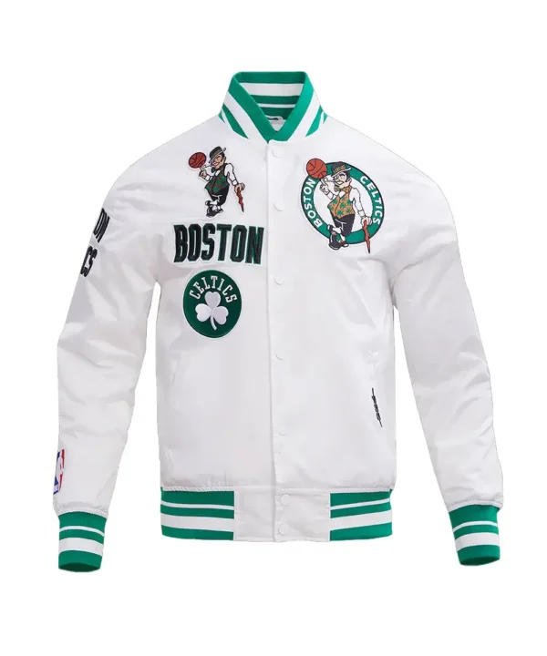 Boston Celtics Retro Classic Rib Jacket