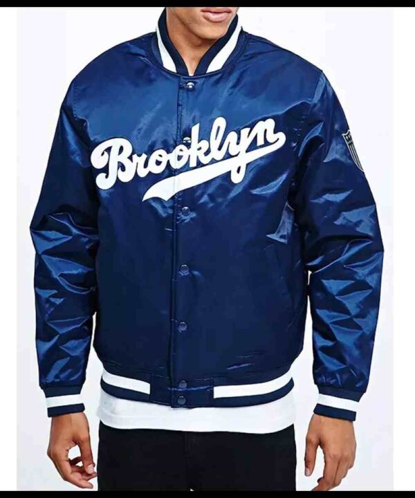 Brooklyn Dodgers Bomber Satin Jacket