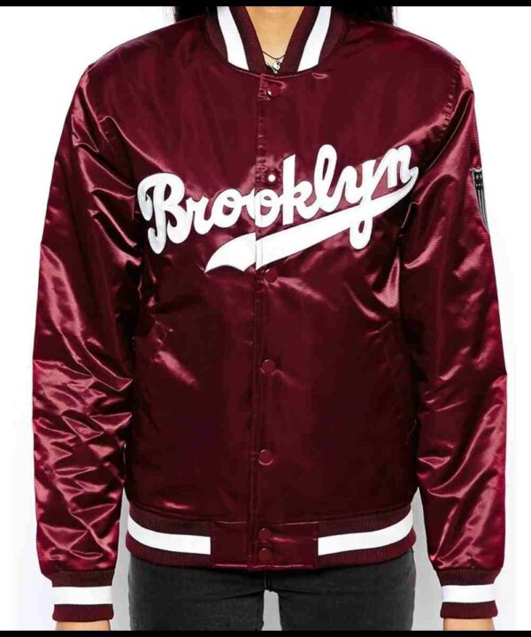 Brooklyn Dodgers Bomber Satin Jacket