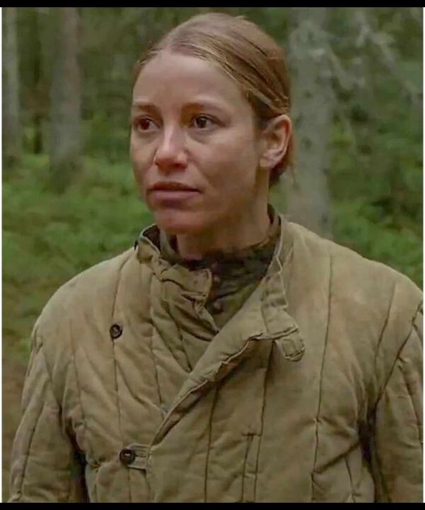 Charlotte Vega Burial Brown Jacket
