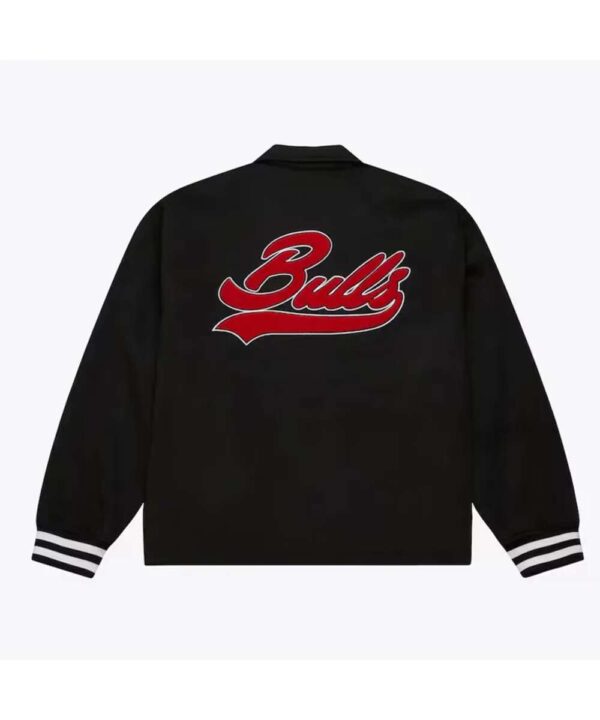 Chicago Bulls Oversweep Black Varsity Wool Jacket