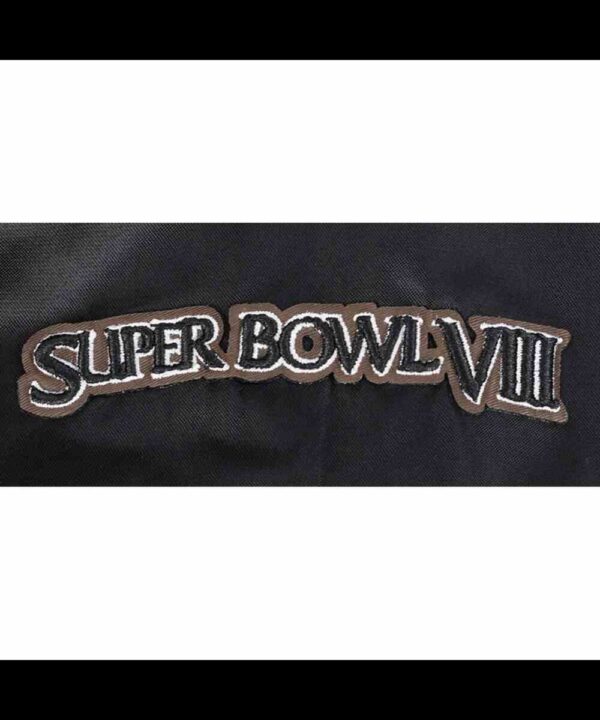 Classic Miami Dolphins Black Satin Jacket