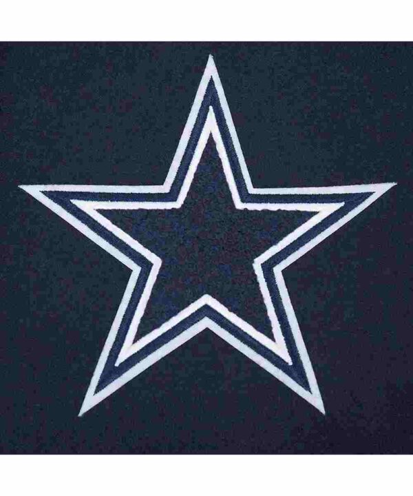 Dallas Cowboys Script Tail Classic Rib Varsity Jacket