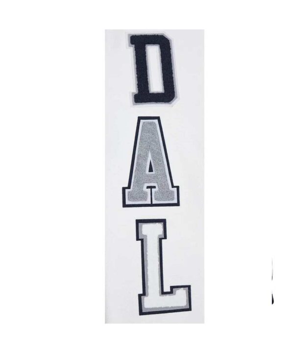 Dallas Cowboys Script Tail Classic Rib Varsity Jacket