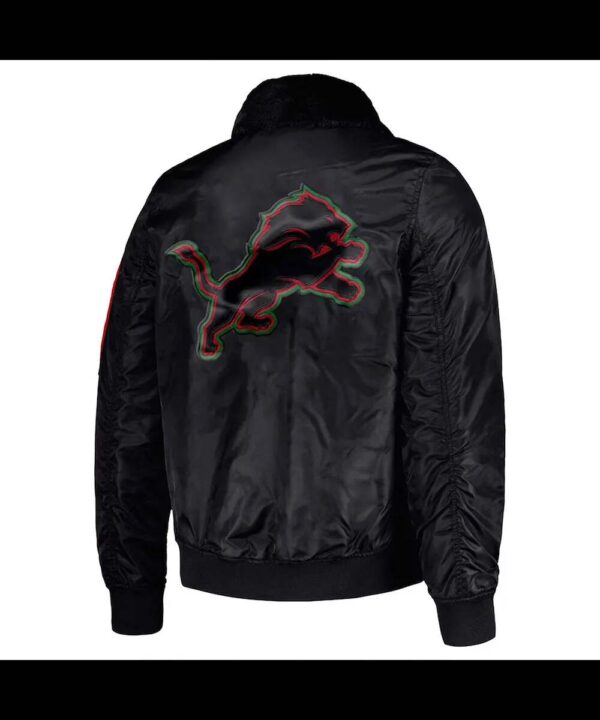 Detroit Lions TY Mopkins Black Jacket