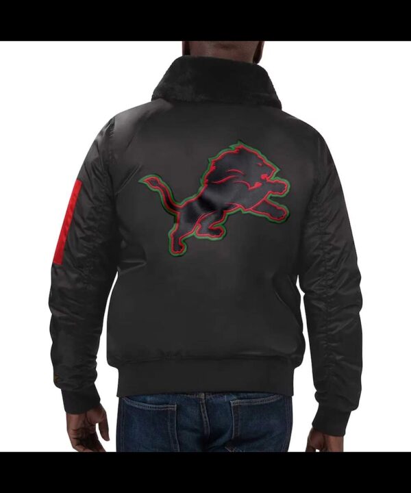 Detroit Lions TY Mopkins Black Jacket