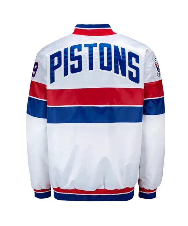 35th Anniversary Detroit Pistons White Jacket