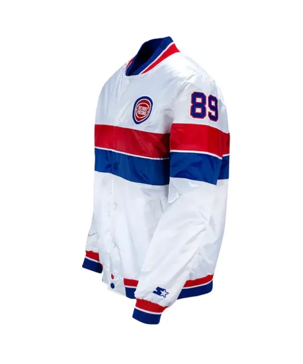 35th Anniversary Detroit Pistons White Jacket
