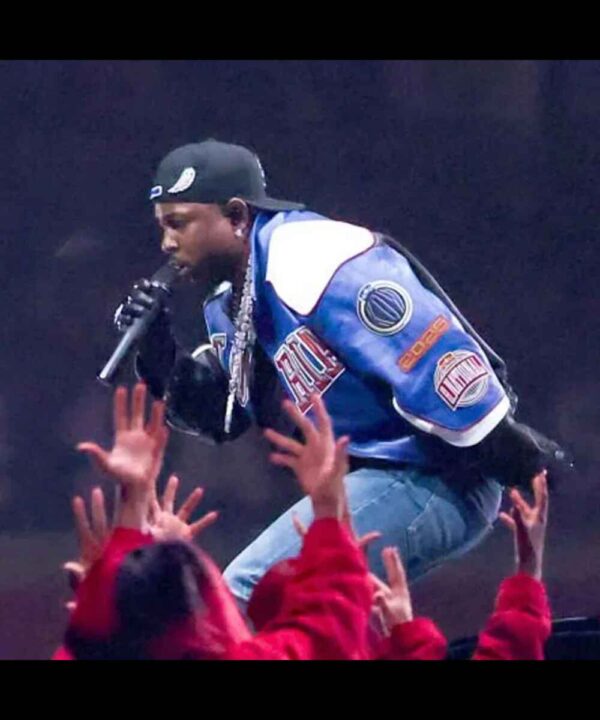Super Bowl 2025 Halftime Show Gloria Leather Jacket