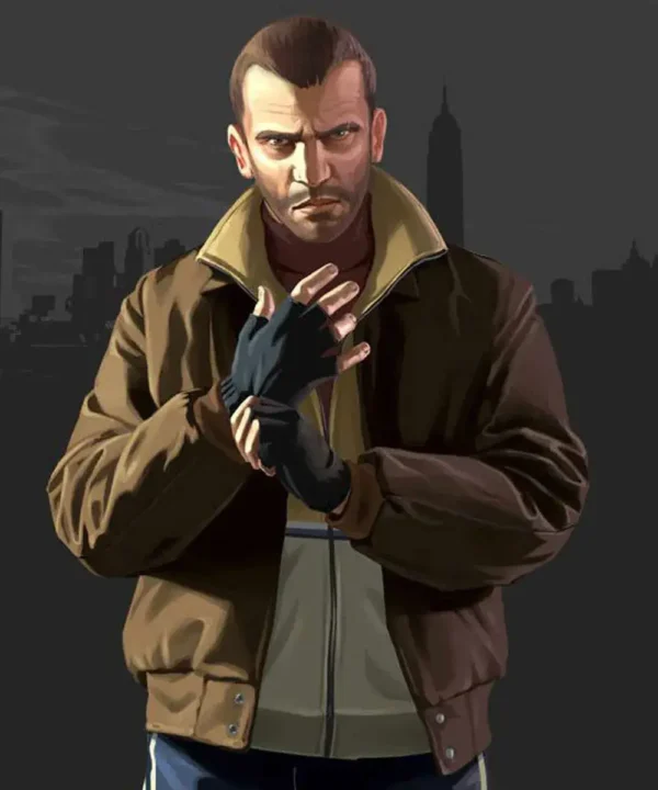 Niko Bellic GTA IV Leather Jacket