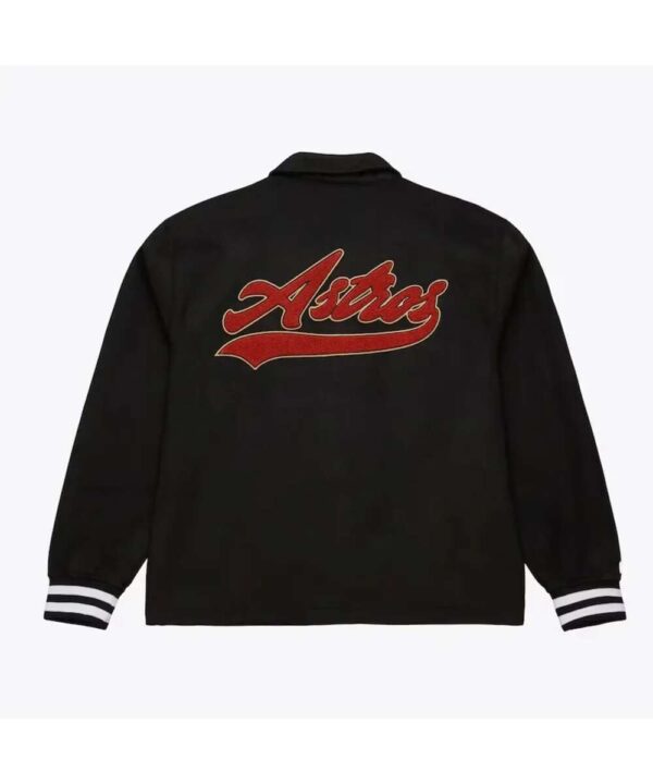 Houston Astros Oversweep Black Varsity Wool Jacket