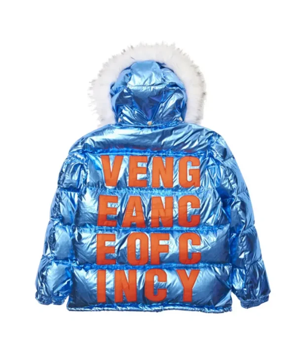 King Von Broke Opps Puffer Jacket