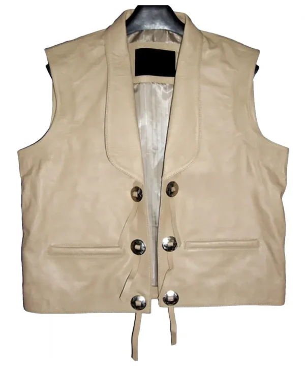 Lorne Greene Bonanza Leather Vest