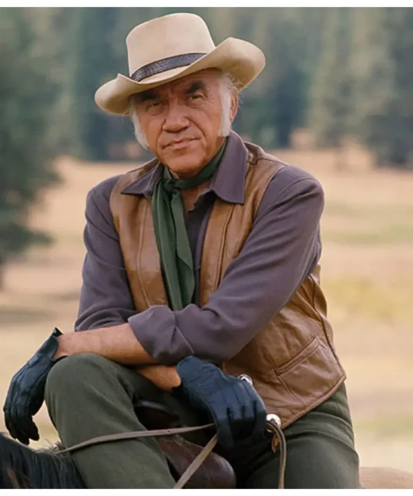 Lorne Greene Bonanza Leather Vest