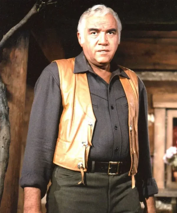 Lorne Greene Bonanza Leather Vest