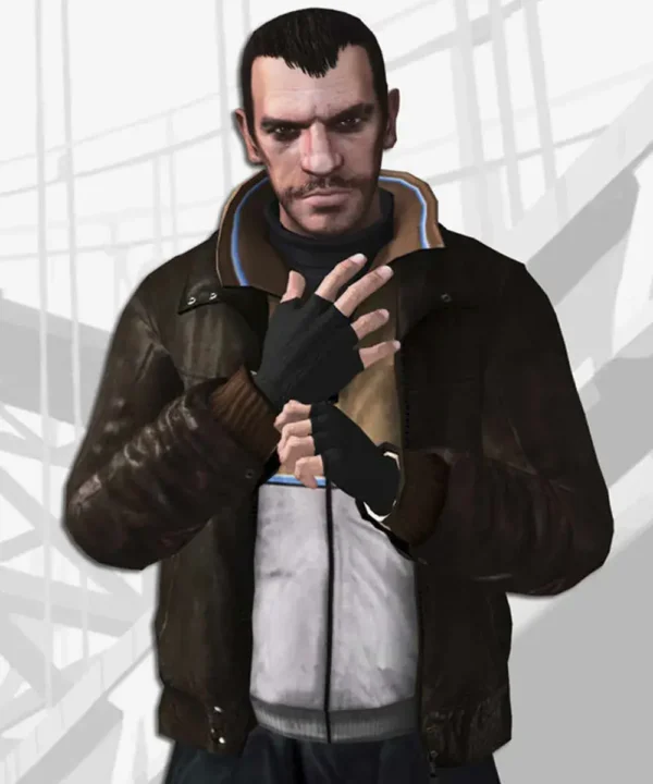 Niko Bellic GTA IV Leather Jacket