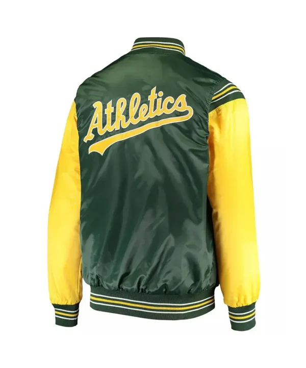 Oakland Athletics Enforce Varsity Satin Jacket