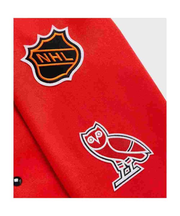 OVO Chicago Blackhawks Varsity Jacket