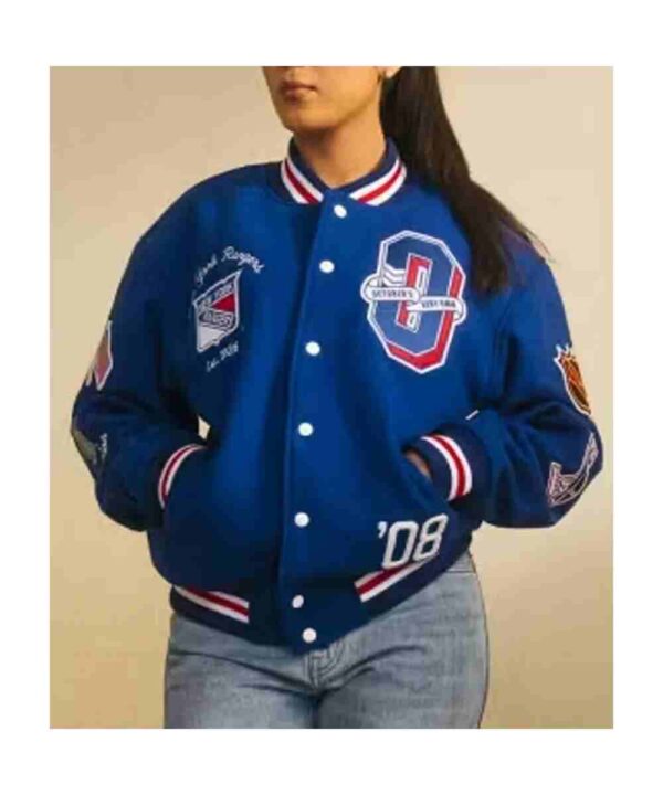 OVO New York Rangers Varsity Jacket