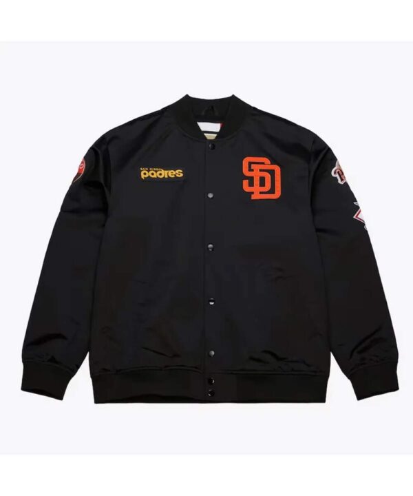 San Diego Padres Black Out Satin Jacket