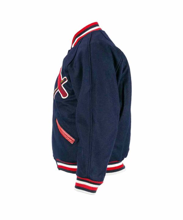 St. Louis Cardinals 1950 Navy Blue Wool Varsity Full-Button Jacket