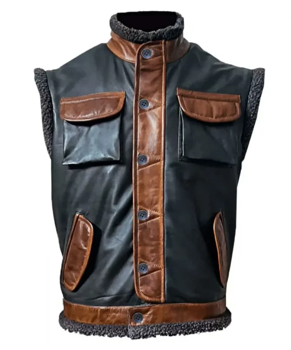 The Rock Jumanji The Next Level Leather Vest