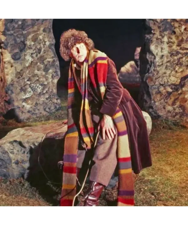 Tom Baker Doctor Who Maroon Coat