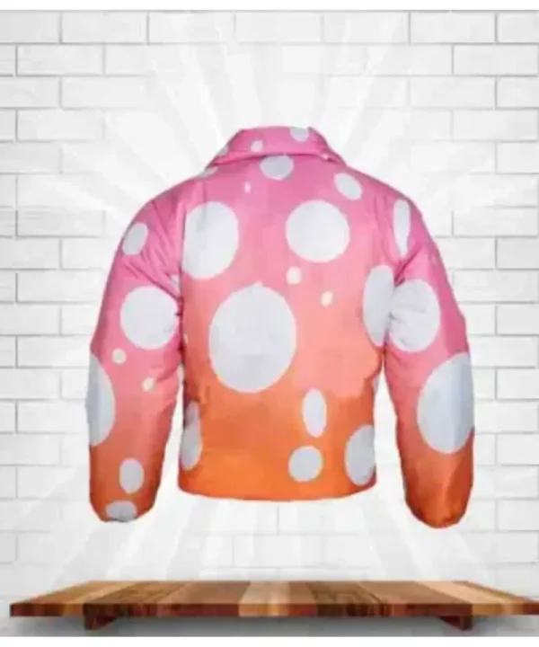 Justin Bieber Peaches Puffer Tri-Color Jacket