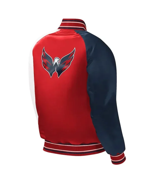 Washington Capitals Youth Varsity Satin Jacket